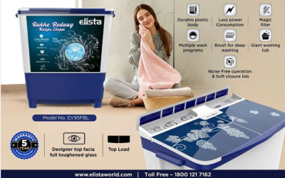Simplify Laundry Days with Elista’s Semi Automatic Washing Machine: Affordable Convenience at Your Fingertips