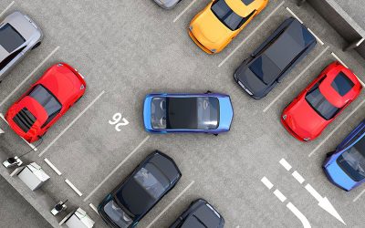 Track number of spaces with smart parking management system