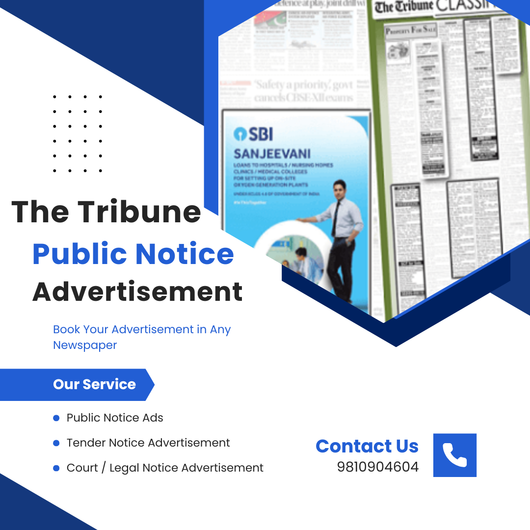 Tribune Public Notice Ads