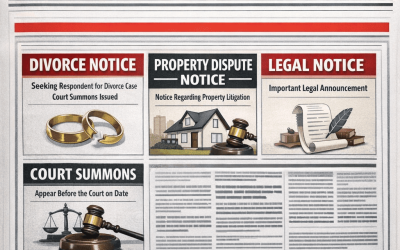 Why Court Notice Advertisement in Any Newspaper Is Important for Legal Compliance