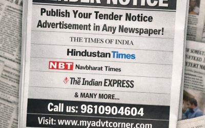 Everything You Need to Know About Tender Notice Advertisement in Any Newspaper
