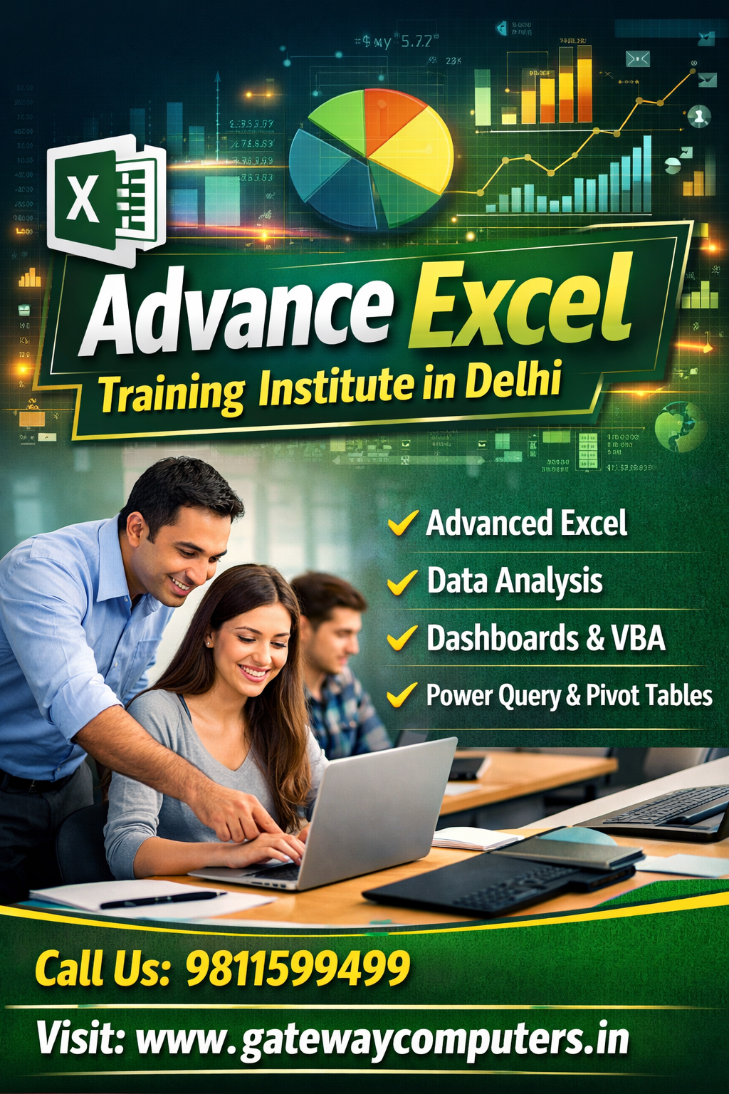 Advance Excel Training Institute Delhi