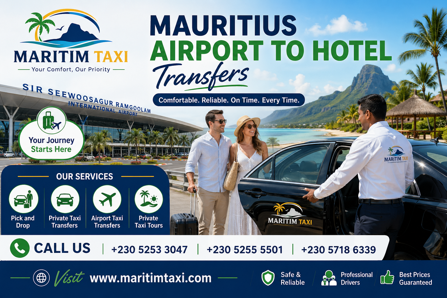 Mauritius Airport to Hotel Transfers
