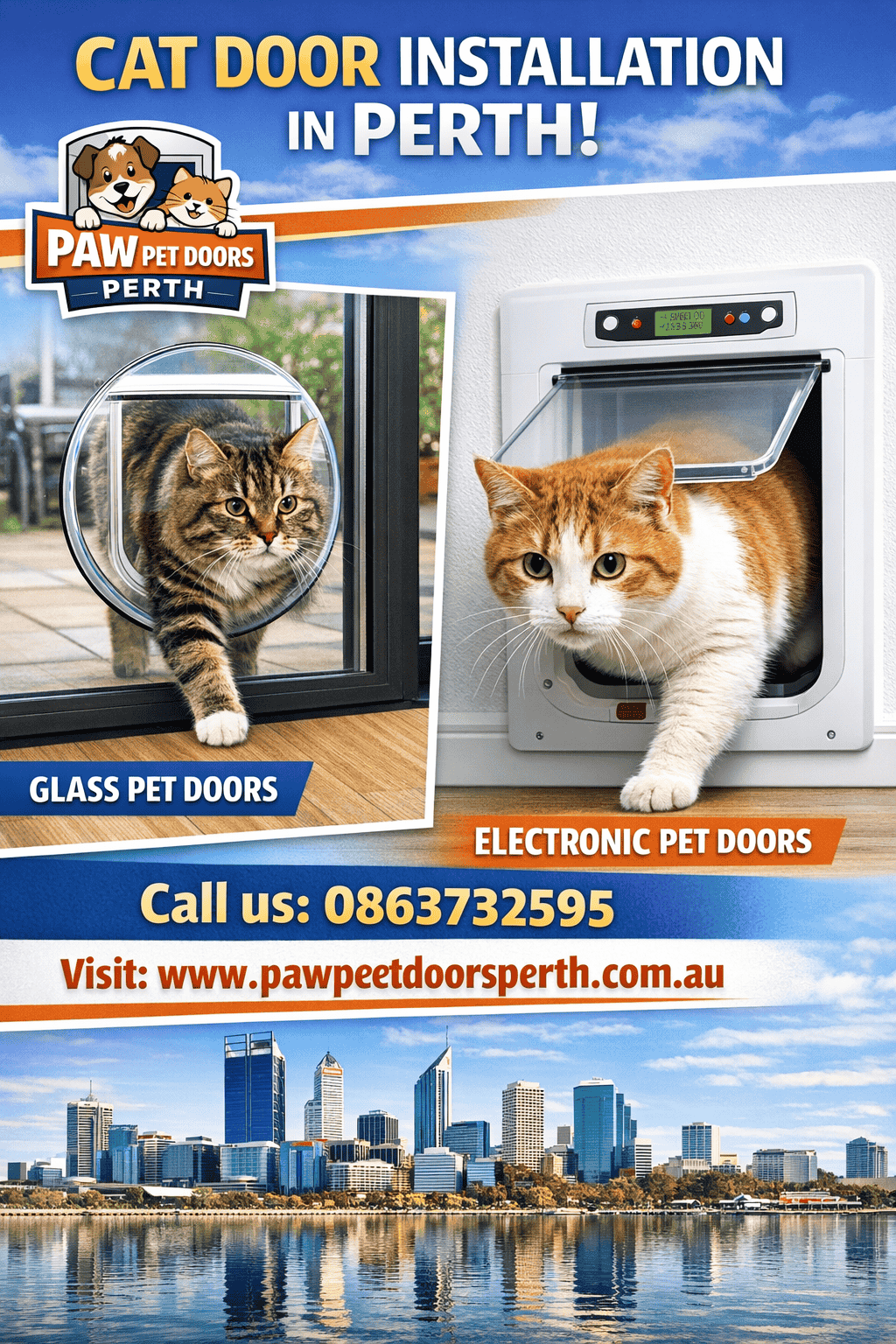 Cat Door Installation Perth